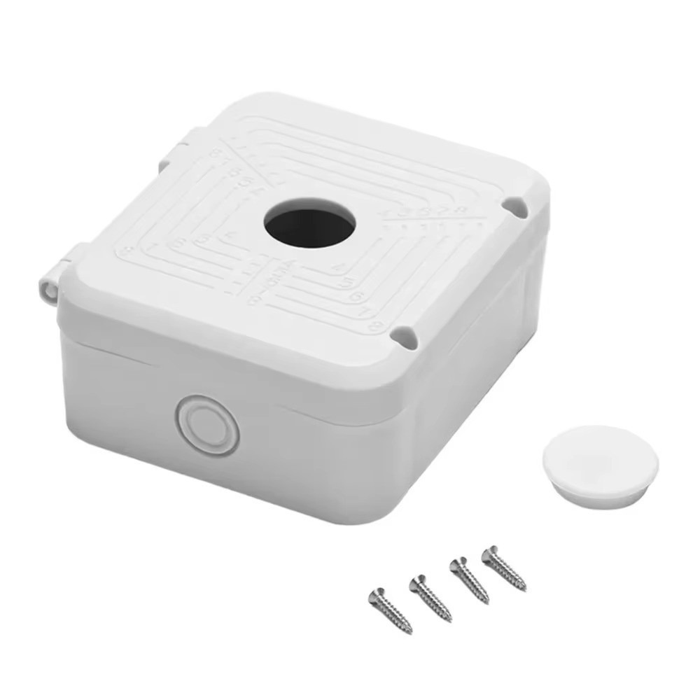 Outdoor Power Cable Junction Box - 新しい防水電気接続ボックス耐候性プラスチックCCTVカメラボックス白電源ケーブルボックス屋外用