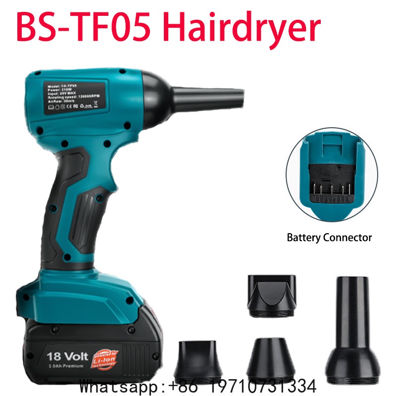 Leaf Blower Cordless - 電動工具アクセサリー ボッシュ 18V リチウム電池用 TF05 ブローガン