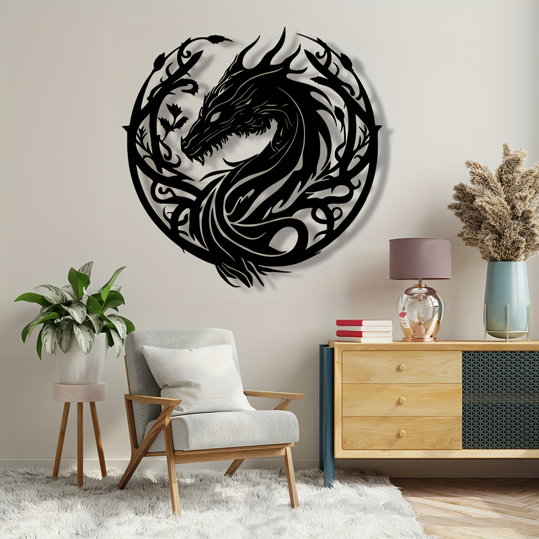 古代十二支のドラゴンの壁飾り、装飾アートスタイルのドラゴント - Outdoor Powerwall のレビューと価格