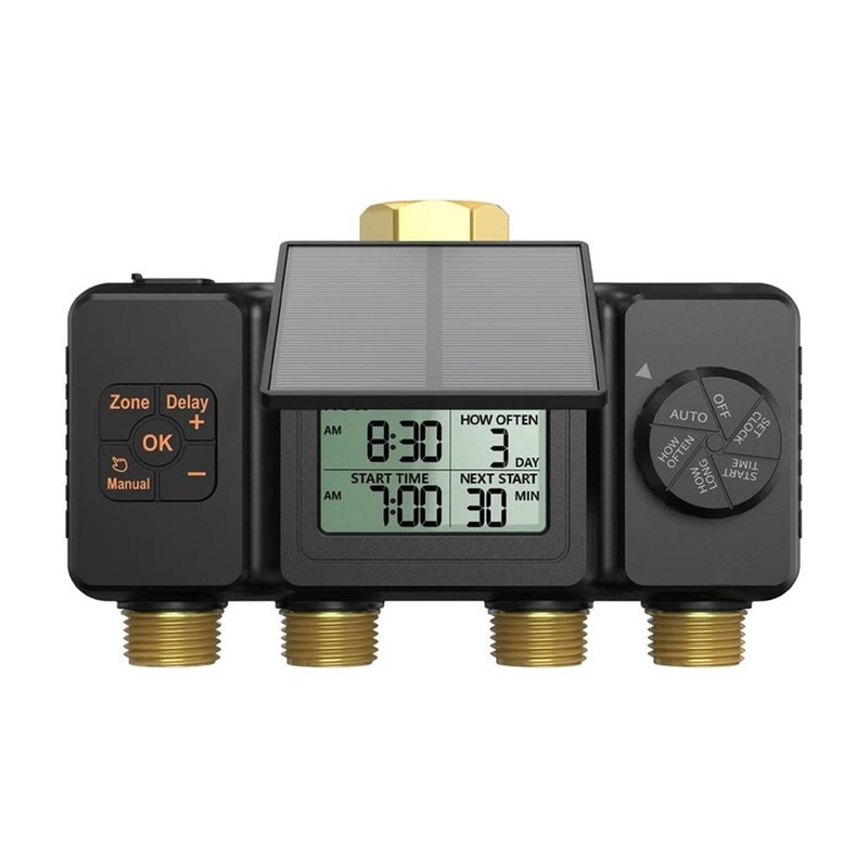 ABBO-BSP3/4対応ソーラー式灌漑タイマー、4ゾーン自 - Power Zone Outdoor Timer のレビューと価格