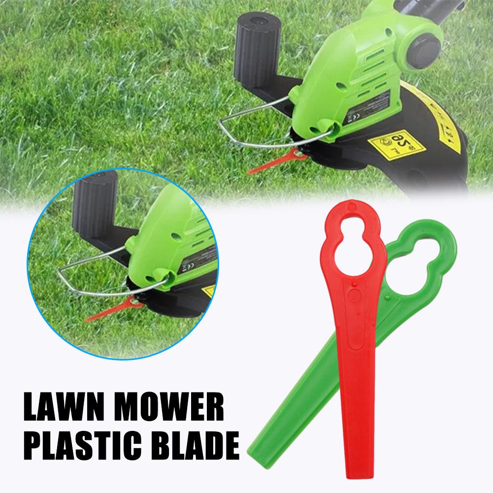 100 個プラスチックカッターブレード電動コードレス草トリマ - Leaf Blower Cordless のレビューと価格