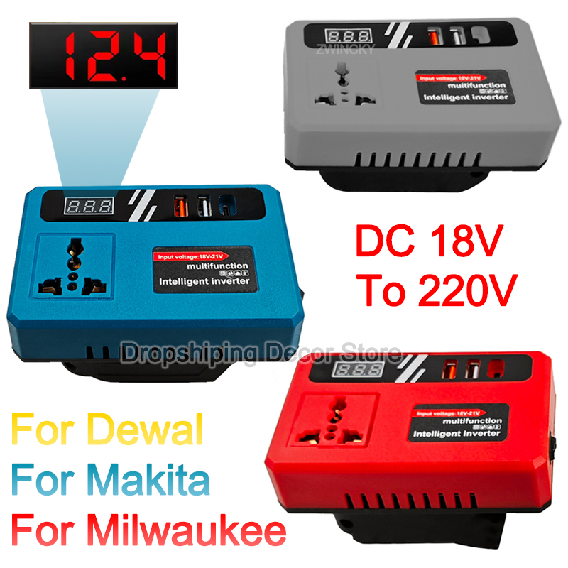 パワーインバーター DC 18V から 220V インバータ - Outdoor Power Usa のレビューと価格
