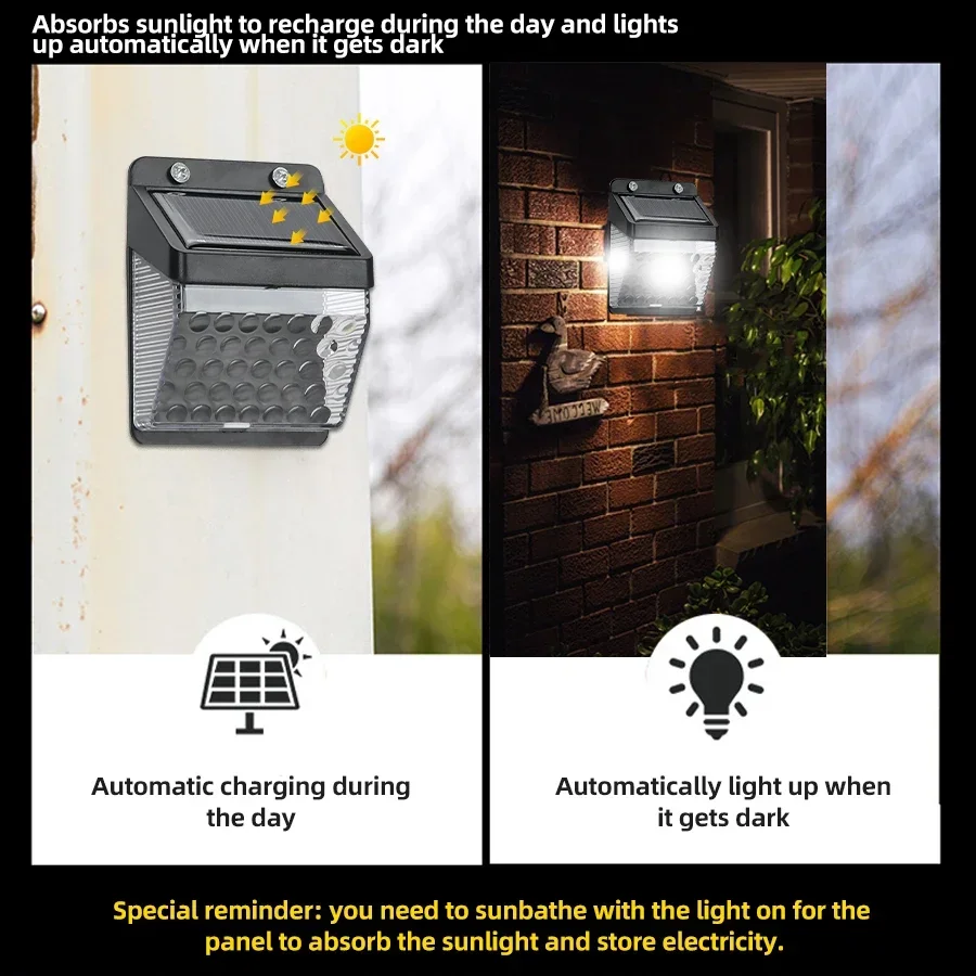 LED ソーラーライト PIR モーションセンサーウォールラ - Outdoor Powerwall のレビューと価格
