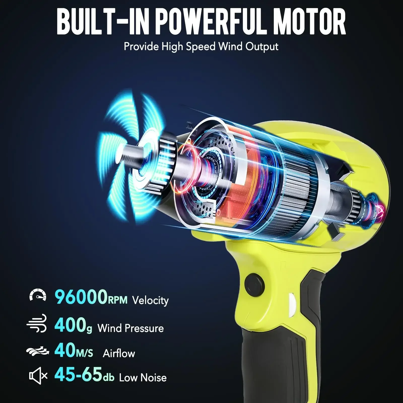 リョービ18Vリチウムイオン電池350Wハンドヘルド電動強力 - Leaf Blower Cordless のレビューと価格
