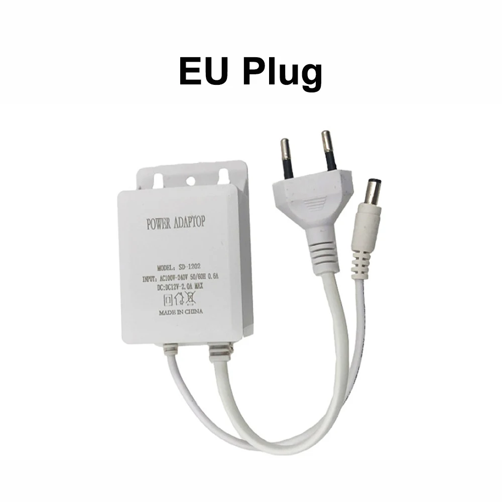 EU電源アダプター充電器,防水,CCTVセキュリティカメラ用 - Outdoor Power Supply 12V のレビューと価格