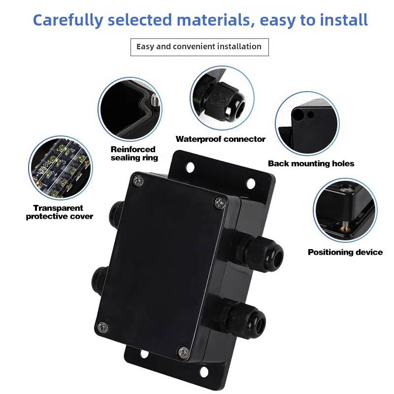 防水ジャンクションボックス端子付きプラスチック屋外ケーブル配 - Outdoor Power Cable Junction Box のレビューと価格