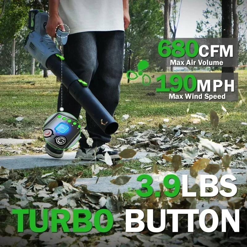 新入荷 コードレスリーフブロワー、21V 2x6.0Ah 電 - Leaf Blower Cordless のレビューと価格