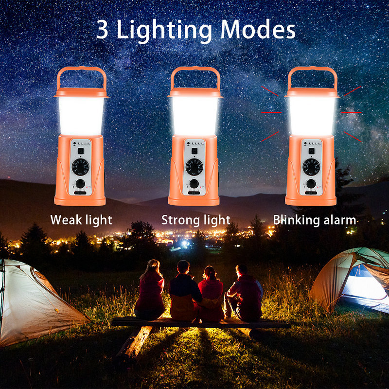 ソーラークランクラジオ、発光ダイオード付きキャンプ場ランタン - Outdoor Power Group のレビューと価格