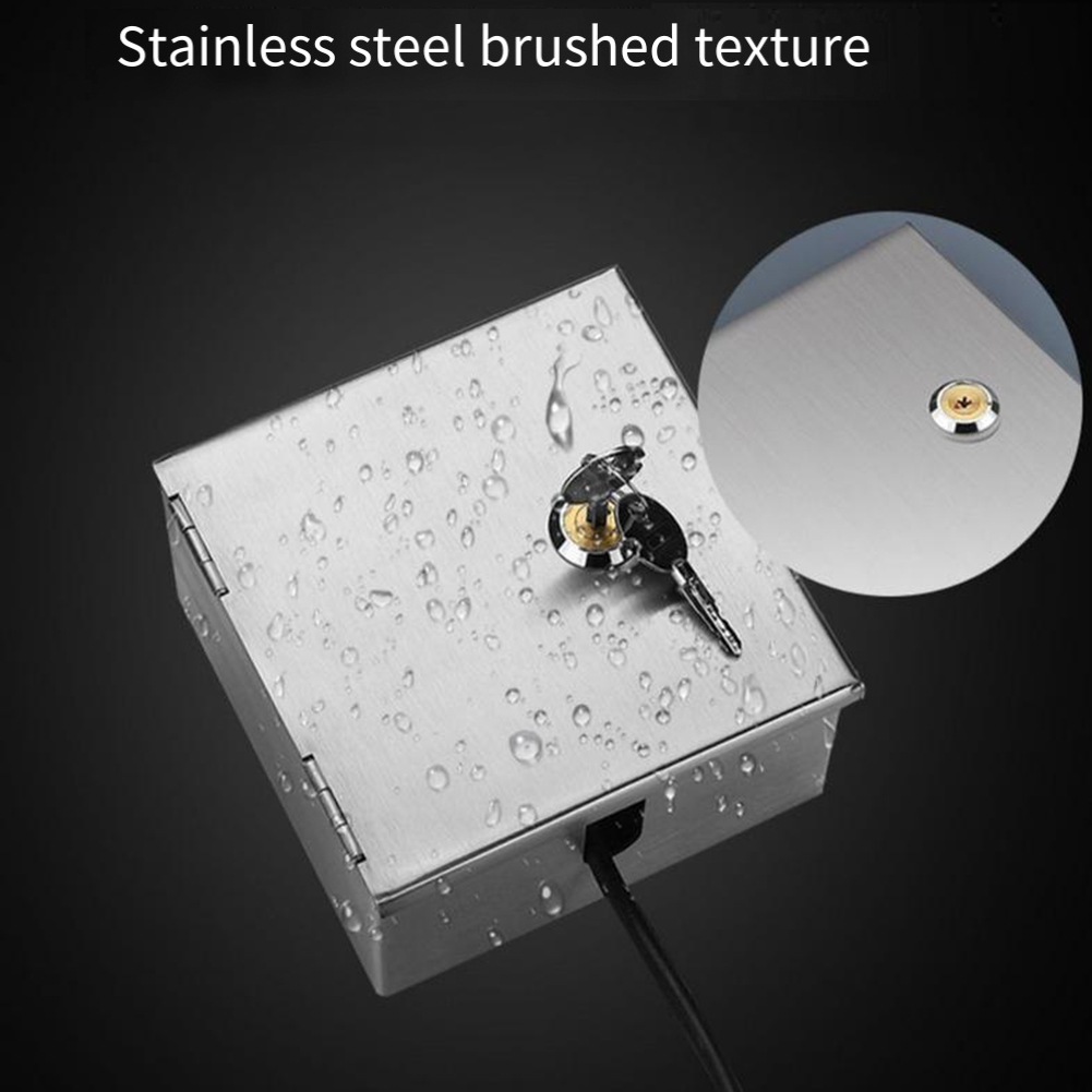 ステンレス鋼屋外電気ボックスロック防水電気ハウジングソケット - Outdoor Power Socket With Lock のレビューと価格