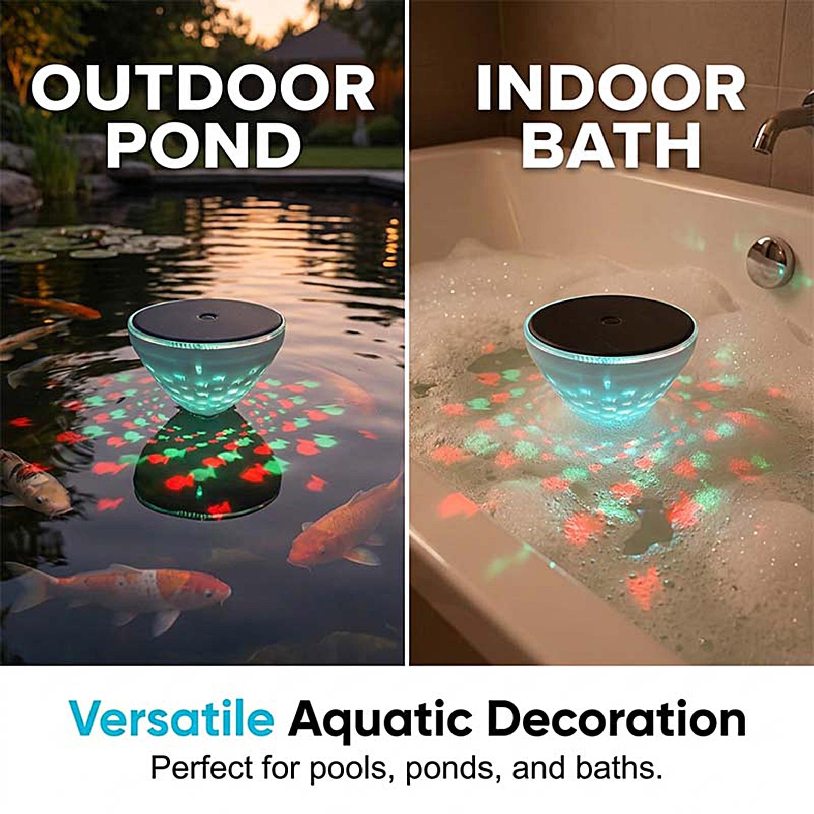 プールライト ソーラーパワー式 2個セット 投影式 屋外装飾 - Outdoor Power For Hot Tub のレビューと価格