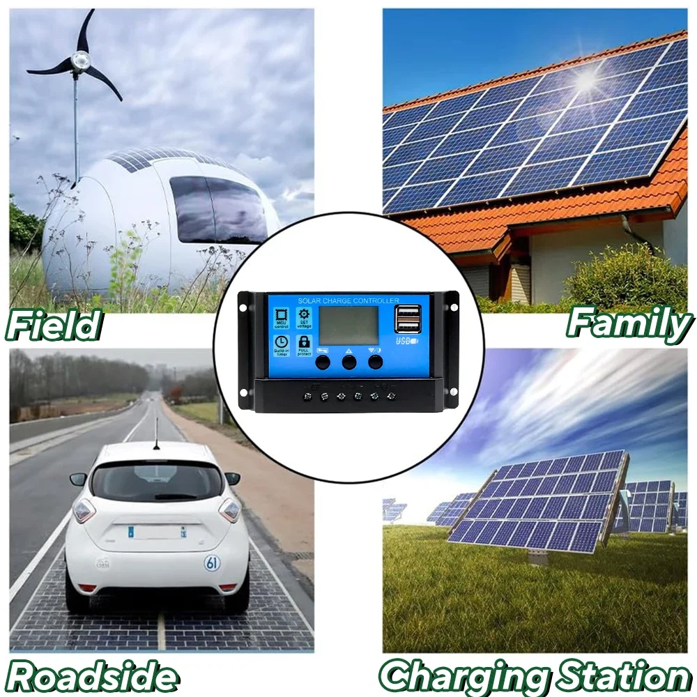 1000Wソーラーパネルキット、12Vソーラーセル10A‑1 - Outdoor Power Supply 12V のレビューと価格