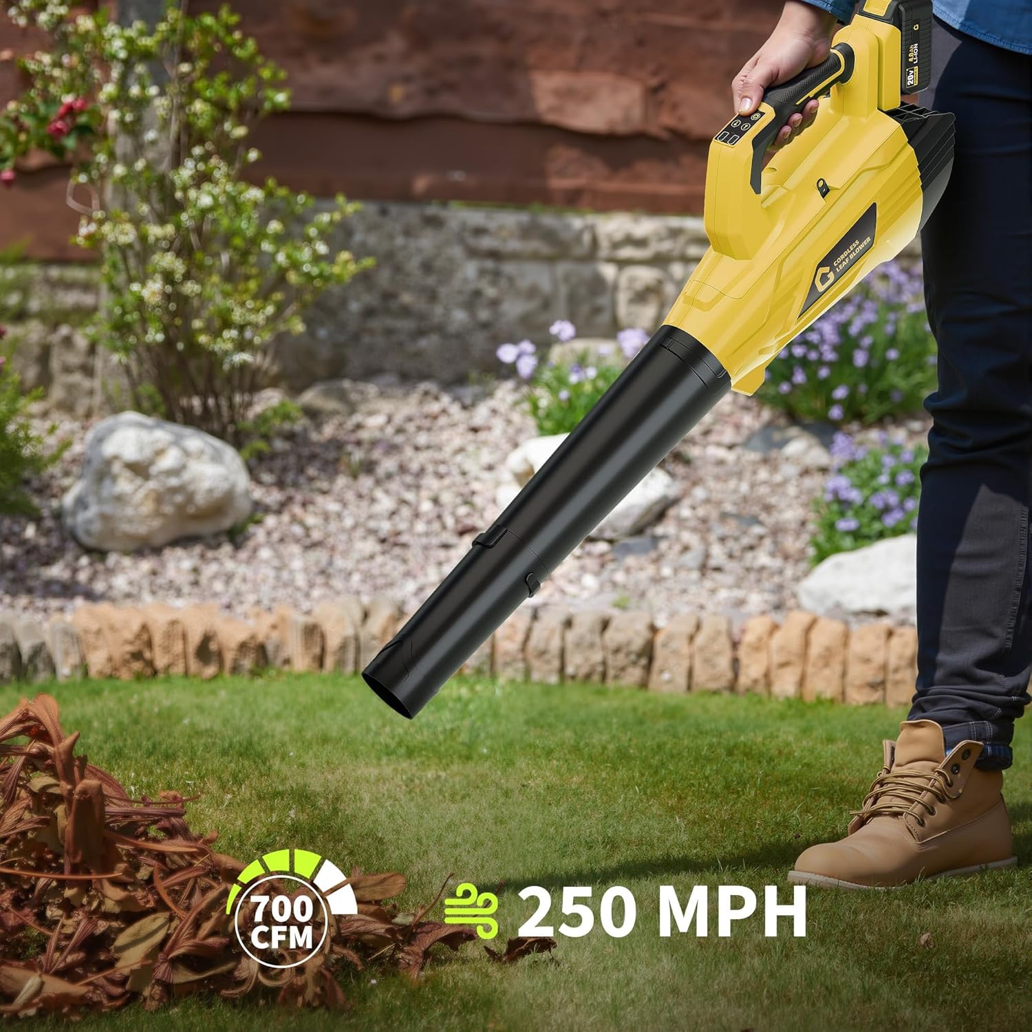 20V コードレスリーフブロワー 700 CFM 250 M - Leaf Blower Cordless のレビューと価格