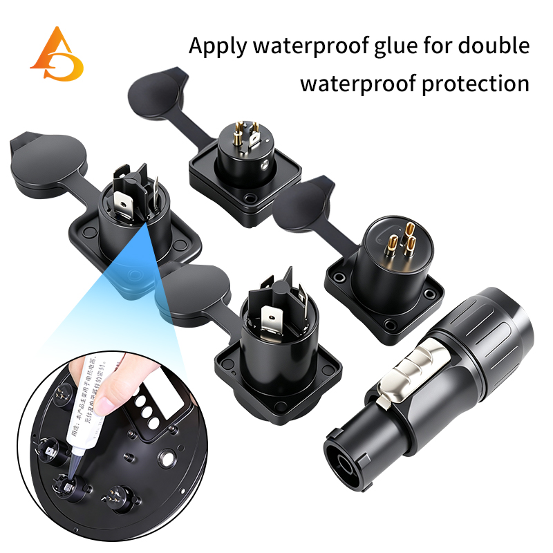 10個 防水パワーコン トゥルー1 パワーコネクター 屋外用 - Outdoor Power Socket With Lock のレビューと価格