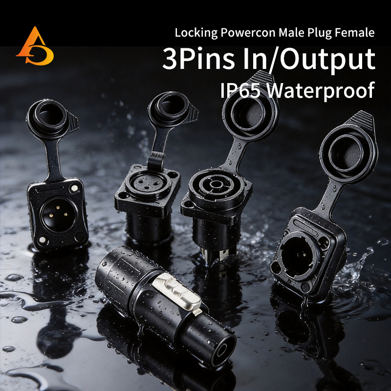 10個 防水パワーコン トゥルー1 パワーコネクター 屋外用 - Outdoor Power Socket With Lock のレビューと価格