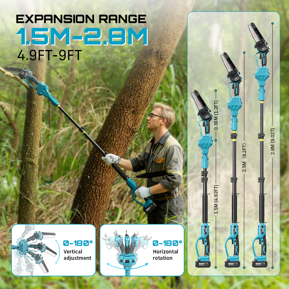 SEESII 3-in-1 ブラシレスコードレス 30mm  - Electric Chainsaw Battery のレビューと価格