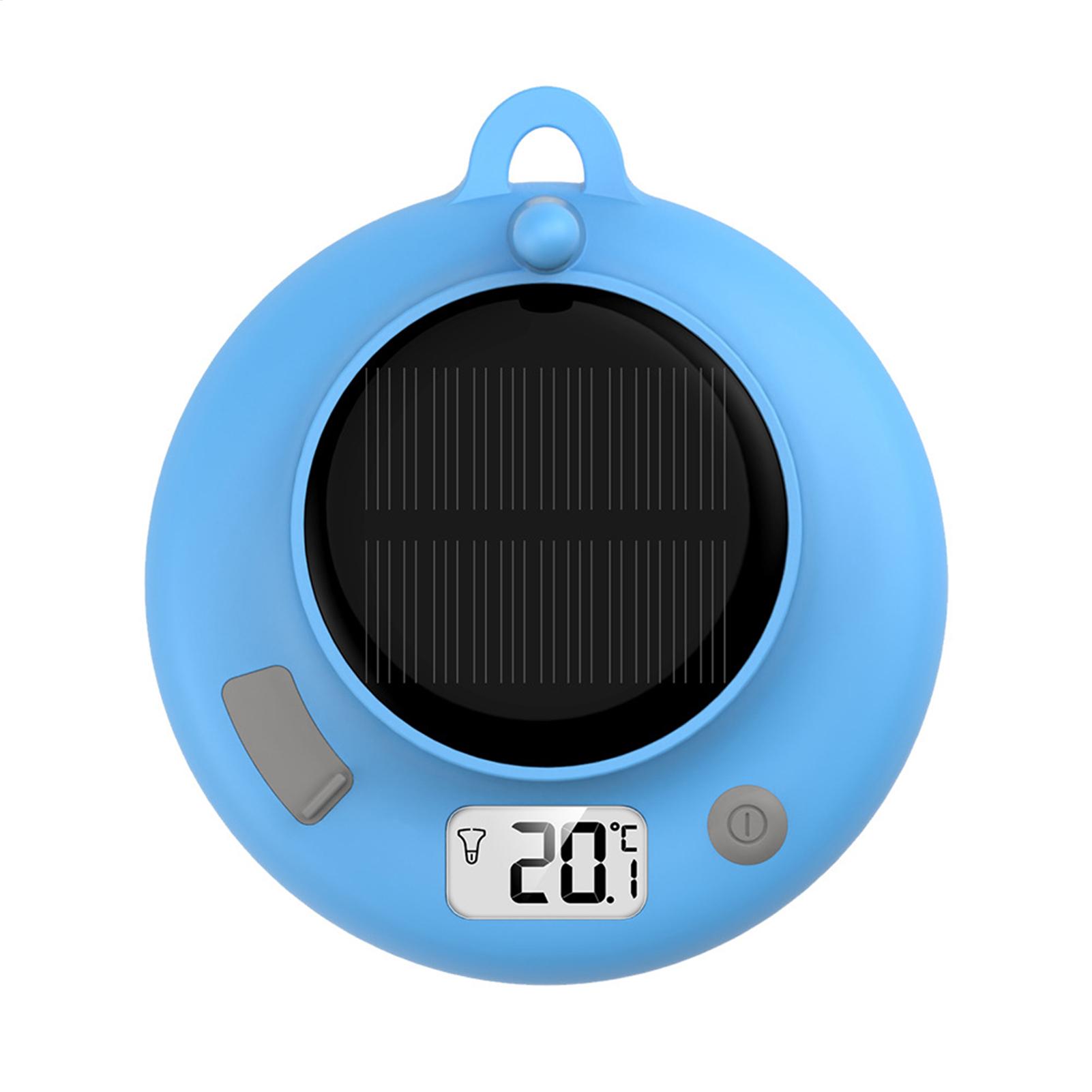 太陽光発電式デジタルフローティングプール温度計、読みやすい温 - Outdoor Power For Hot Tub のレビューと価格