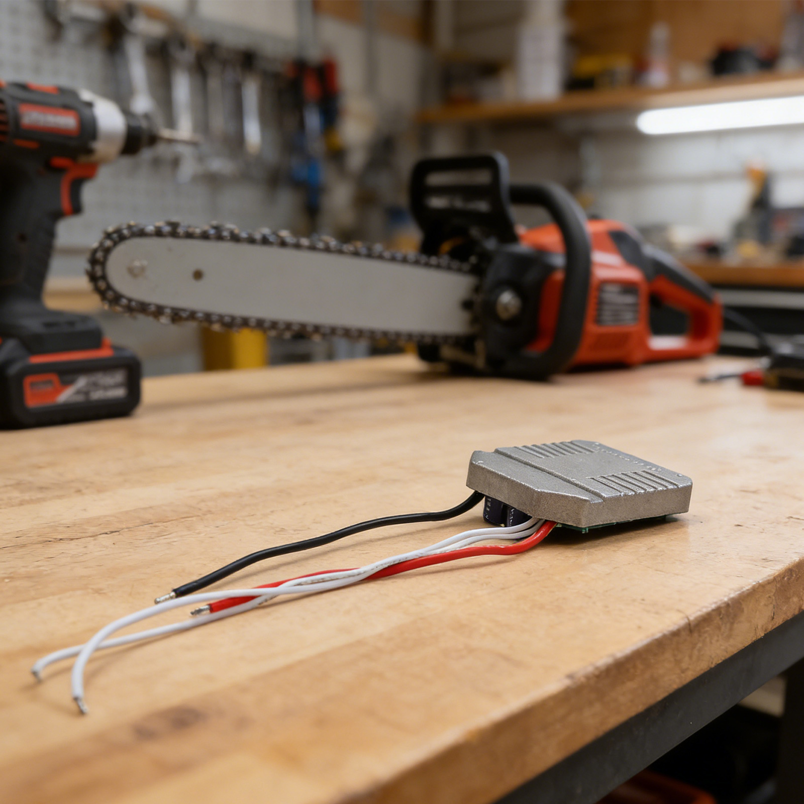 リチウム電池を使用した電動チェーンソー用制御盤は、安全かつ効 - Electric Chainsaw Battery のレビューと価格
