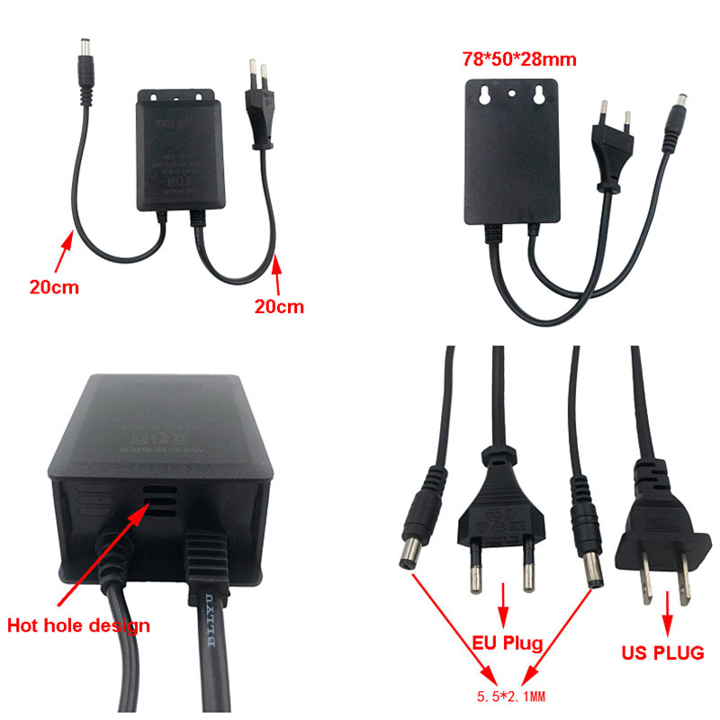 防水屋外電源アダプター,充電器,ユニバーサルコンバーター,U - Outdoor Power Supply 12V のレビューと価格