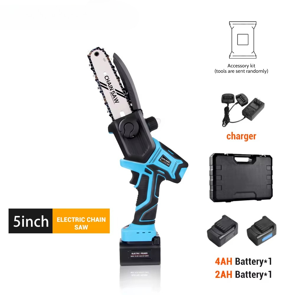 5インチ ブラシレス電動ノコギリ コードレスチェーンソー リ - Electric Chainsaw Battery のレビューと価格