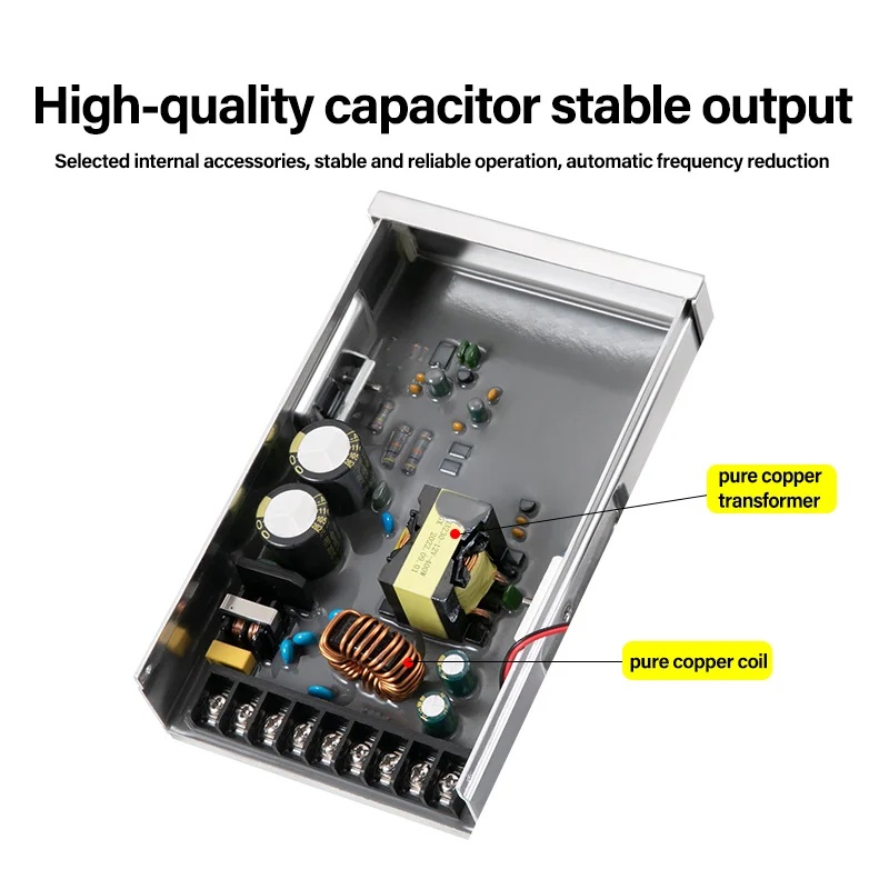 防雨型スイッチング電源 60W 120W 200W 350W - Outdoor Power Supply 12V のレビューと価格